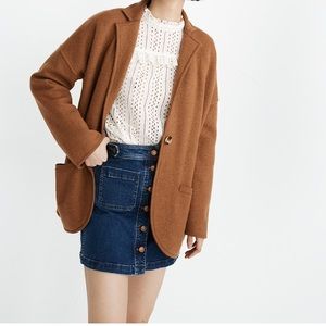 Madewell Saville Sweater Blazer